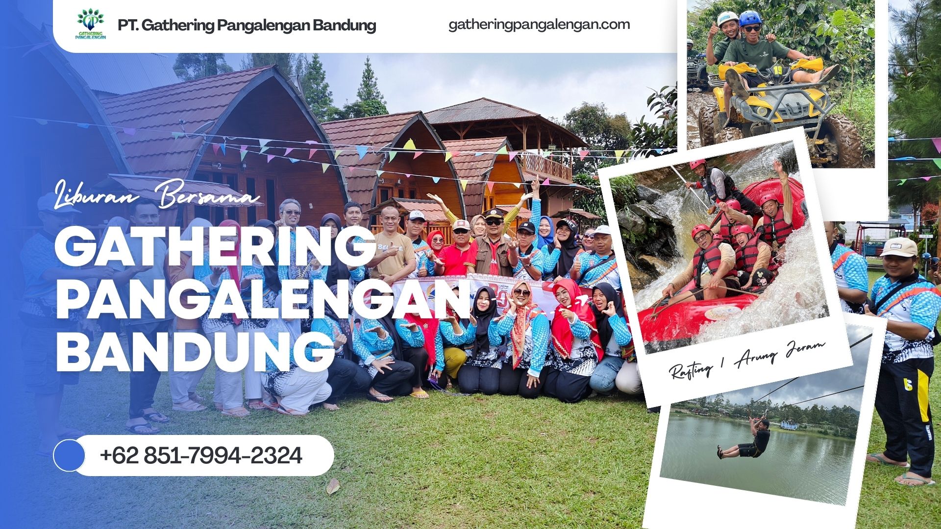 Paket Menginap ( 2D1N ) Gathering Pangalengan Bandung