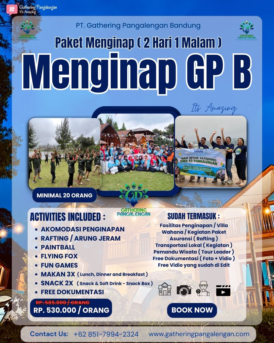 Paket Menginap Wisata Pangalengan