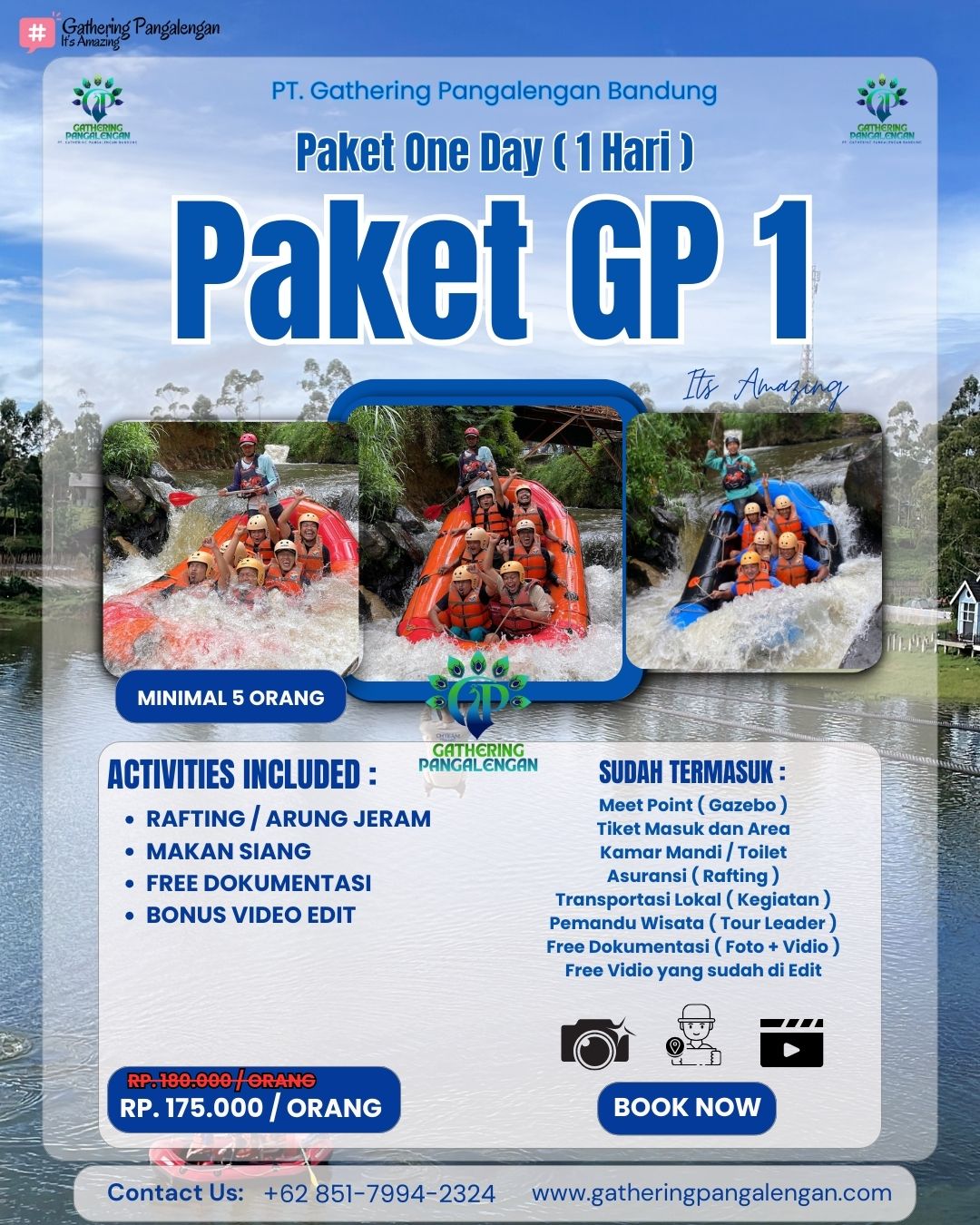 Paket Wisata Rafting Pangalengan