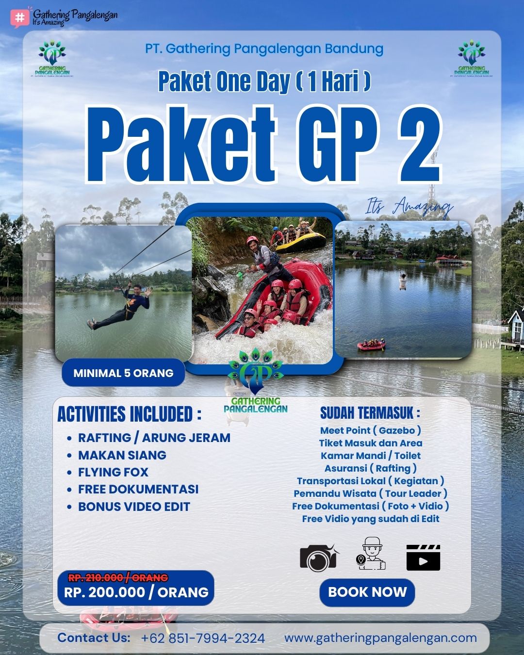 Paket Wisata Rafting Pangalengan