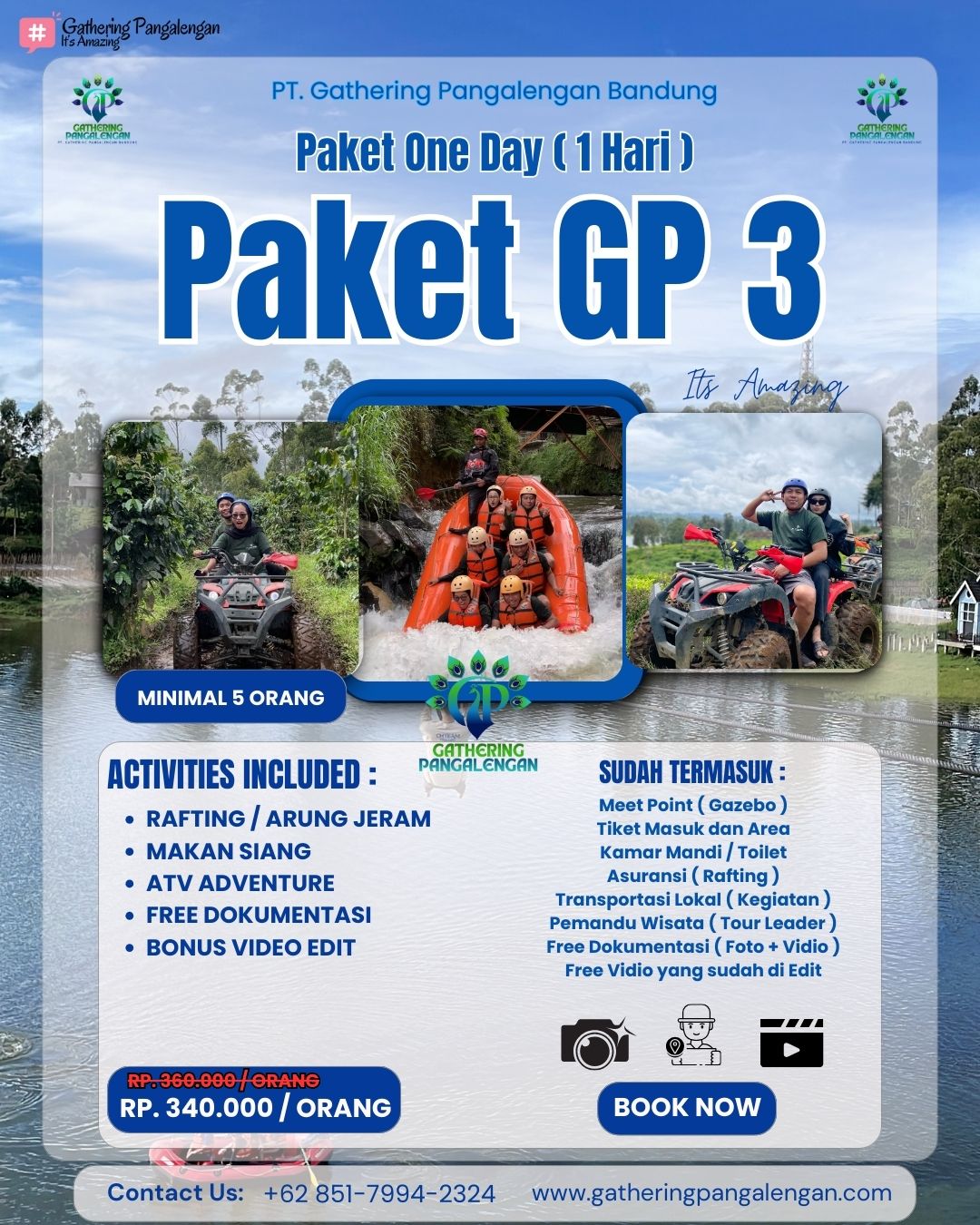 Paket Wisata Rafting Pangalengan