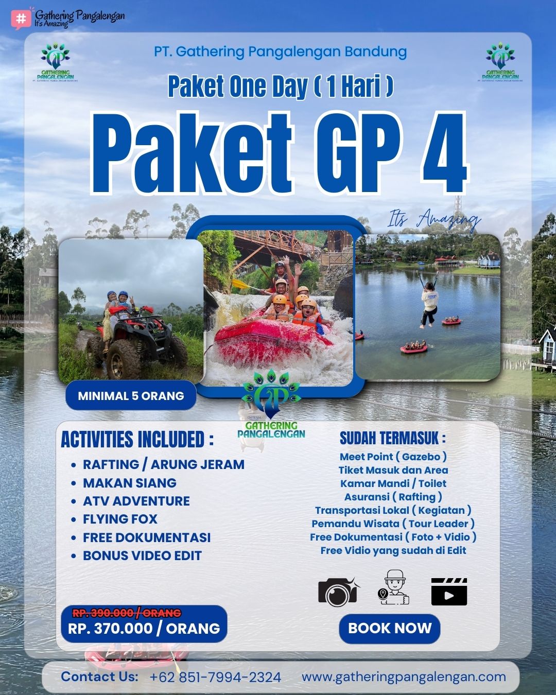 Paket Wisata Rafting Pangalengan