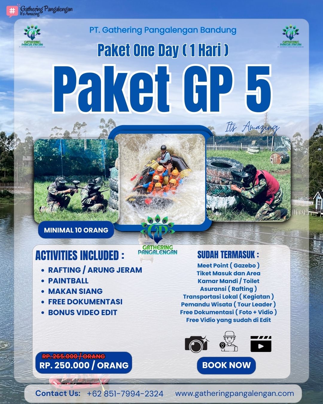 Paket Wisata Rafting Pangalengan