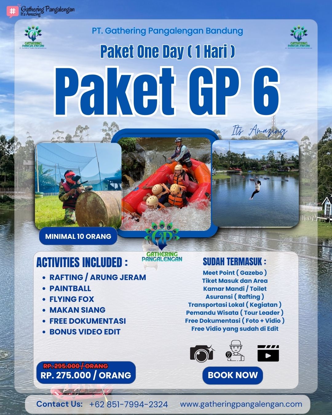 Paket Wisata Rafting Pangalengan