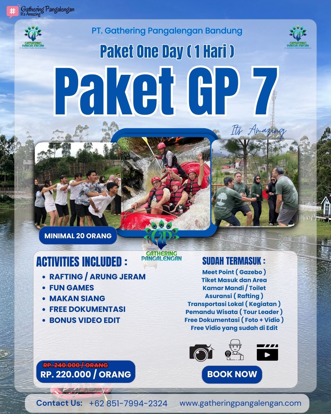 Paket Wisata Rafting Pangalengan