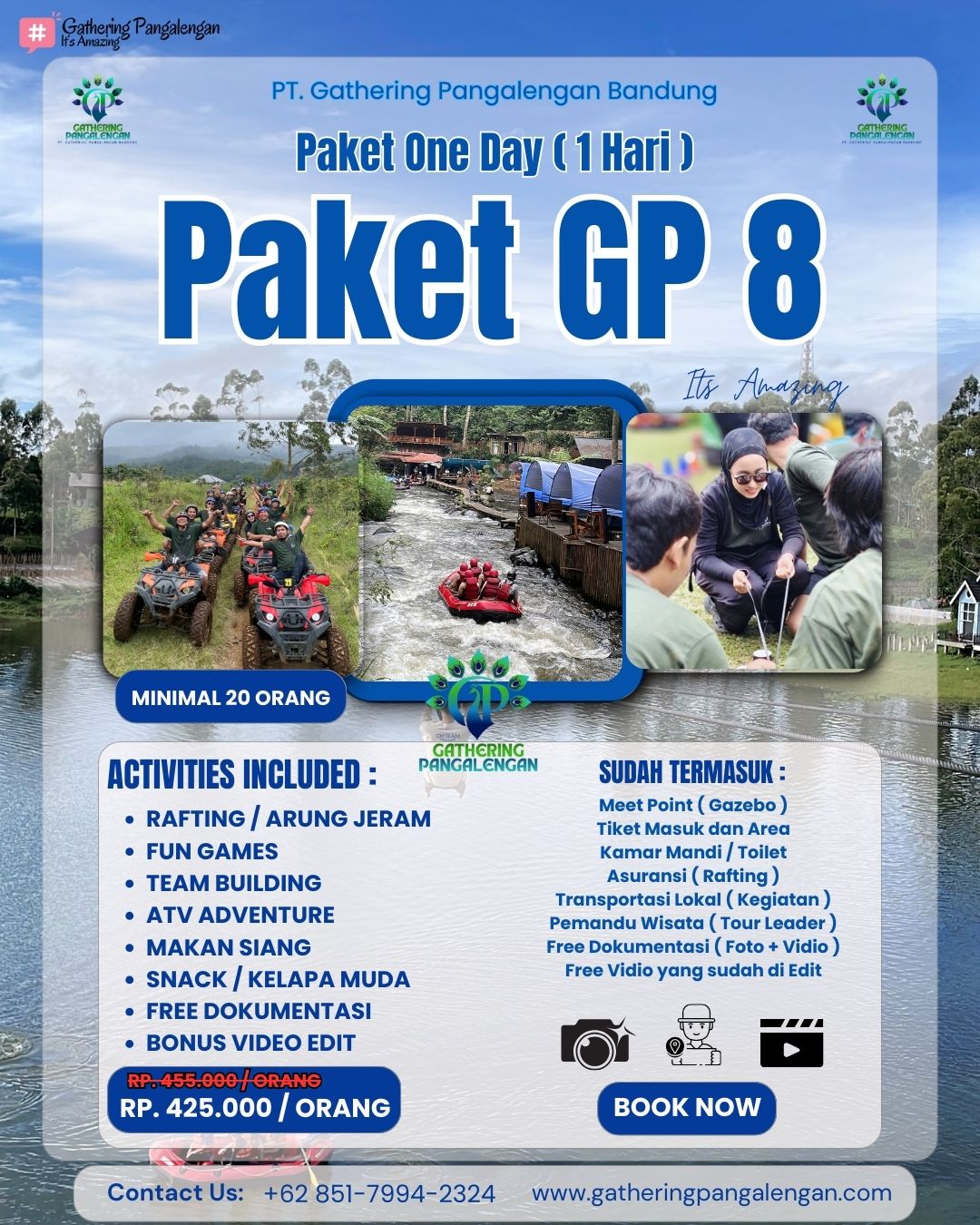 Paket Wisata Rafting Pangalengan
