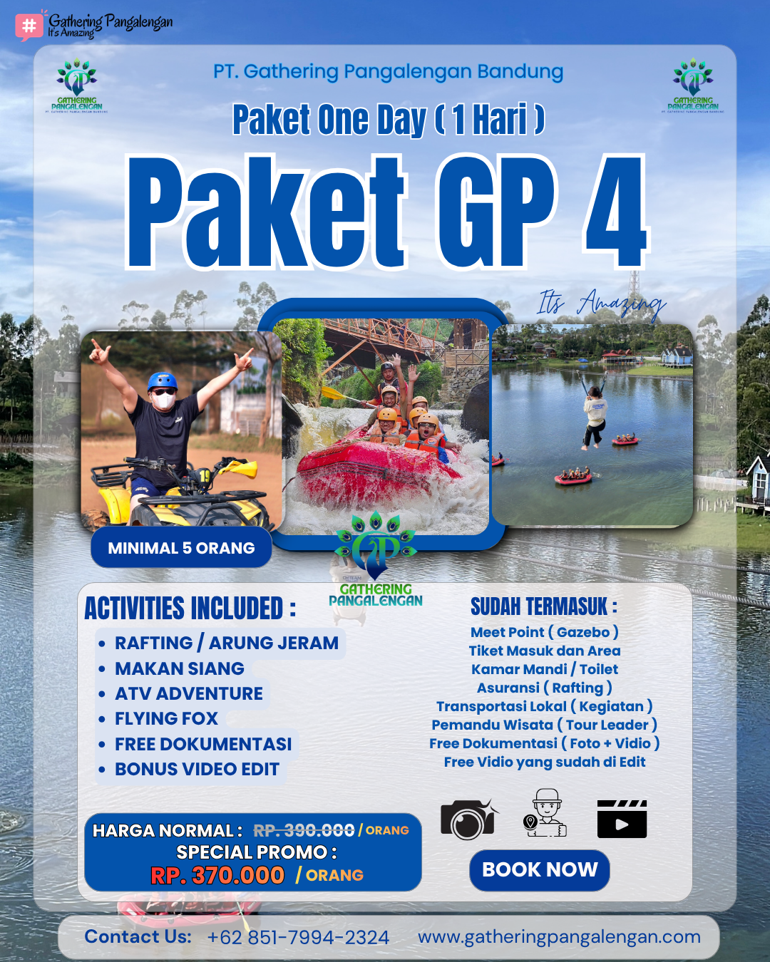 Harga Paket Oneday Gathering Pangalengan