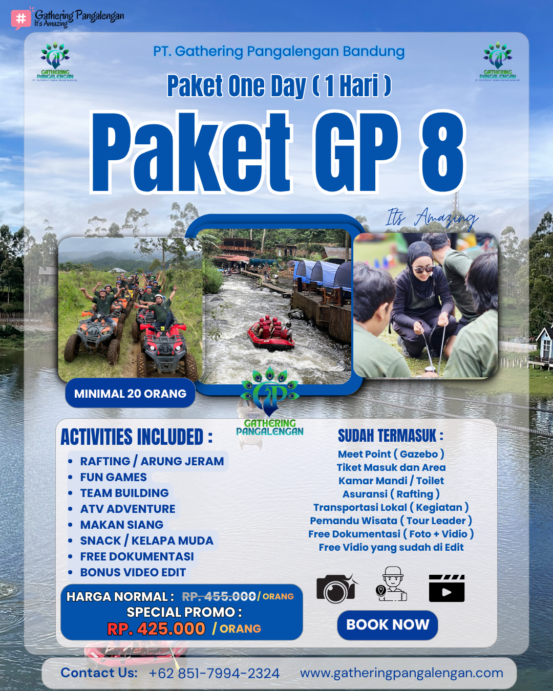 Harga Paket Oneday Gathering Pangalengan