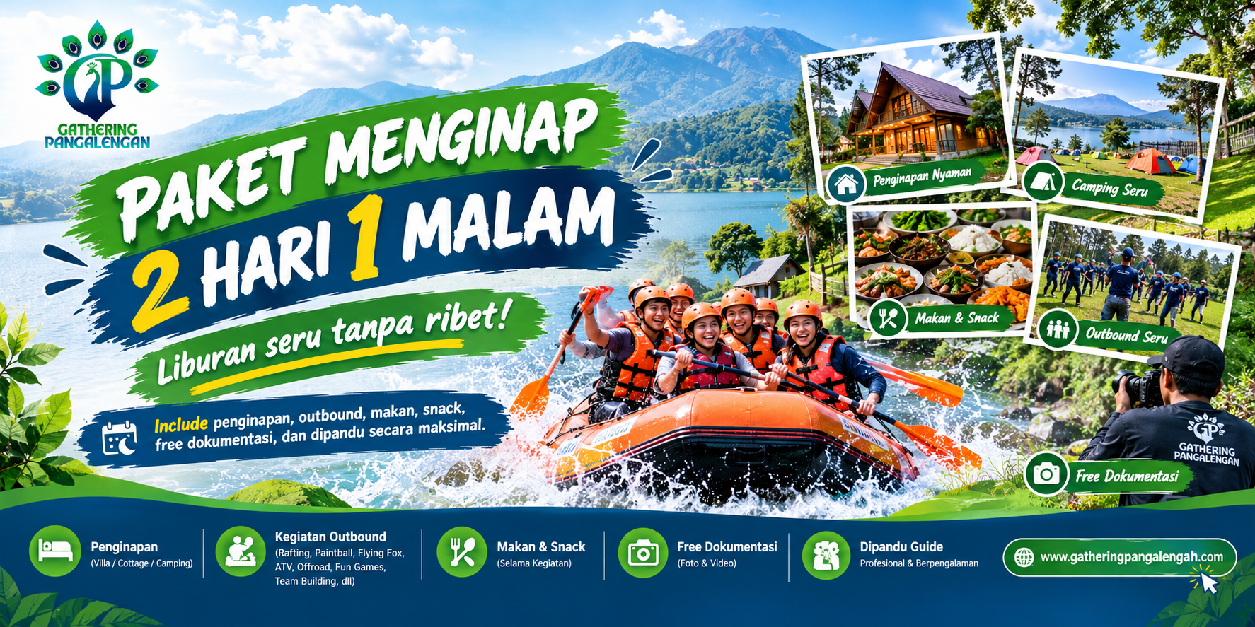 Paket Menginap Gathering Pangalengan